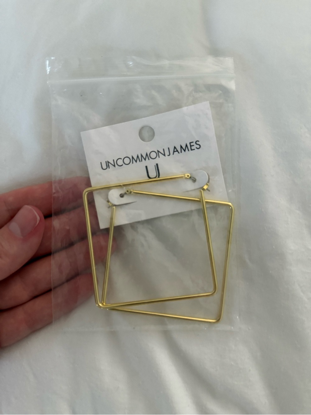 Uncommon James Girl Boss earrings LARGE GOLD